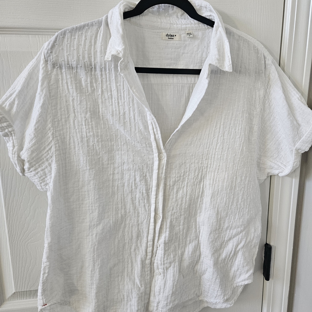Dylan by True Grit Cotton Button-Dow